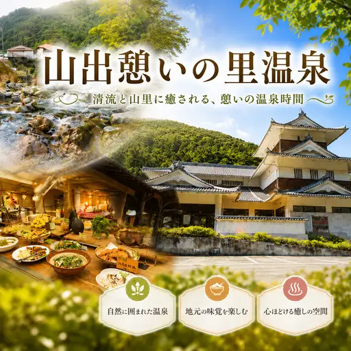 山出憩いの里温泉 割引券 6000円 分 （ 宿泊 食事 レストラン） 商品券 お食事券 宇和海 愛媛県 愛南町 温泉 日帰り温泉 入浴券 温泉利用券 割引券 源泉かけ流し 弱アルカリ性 岩風呂 貸切風呂 家族風呂 愛媛 愛南町 南宇和 四国 宇和島 自然 川遊び キャンプ ドッグラン 疲労回復 リフレッシュ バイキング ハートinハートなんぐん市場