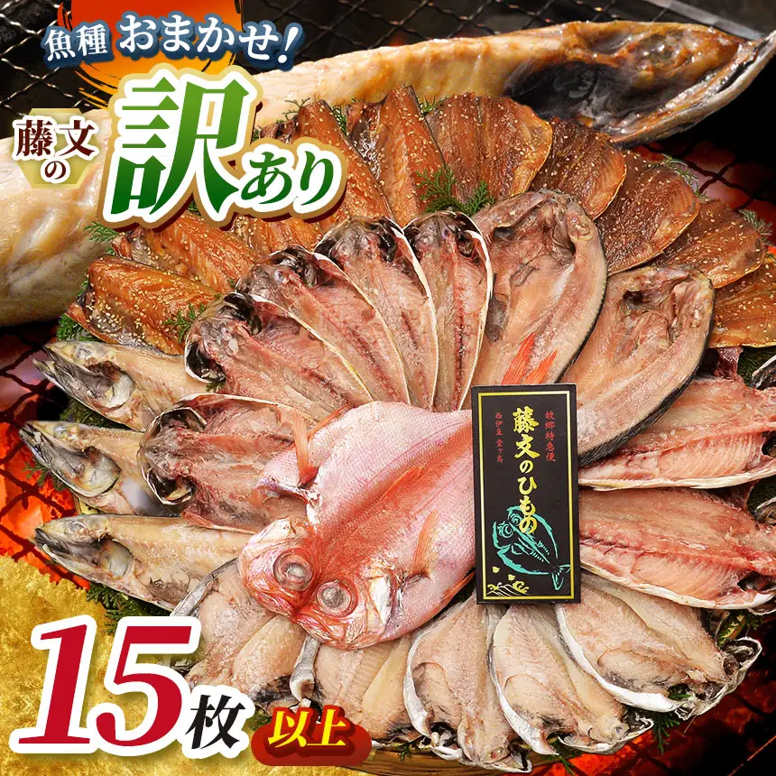 藤文の「訳あり干物ライト15枚以上」