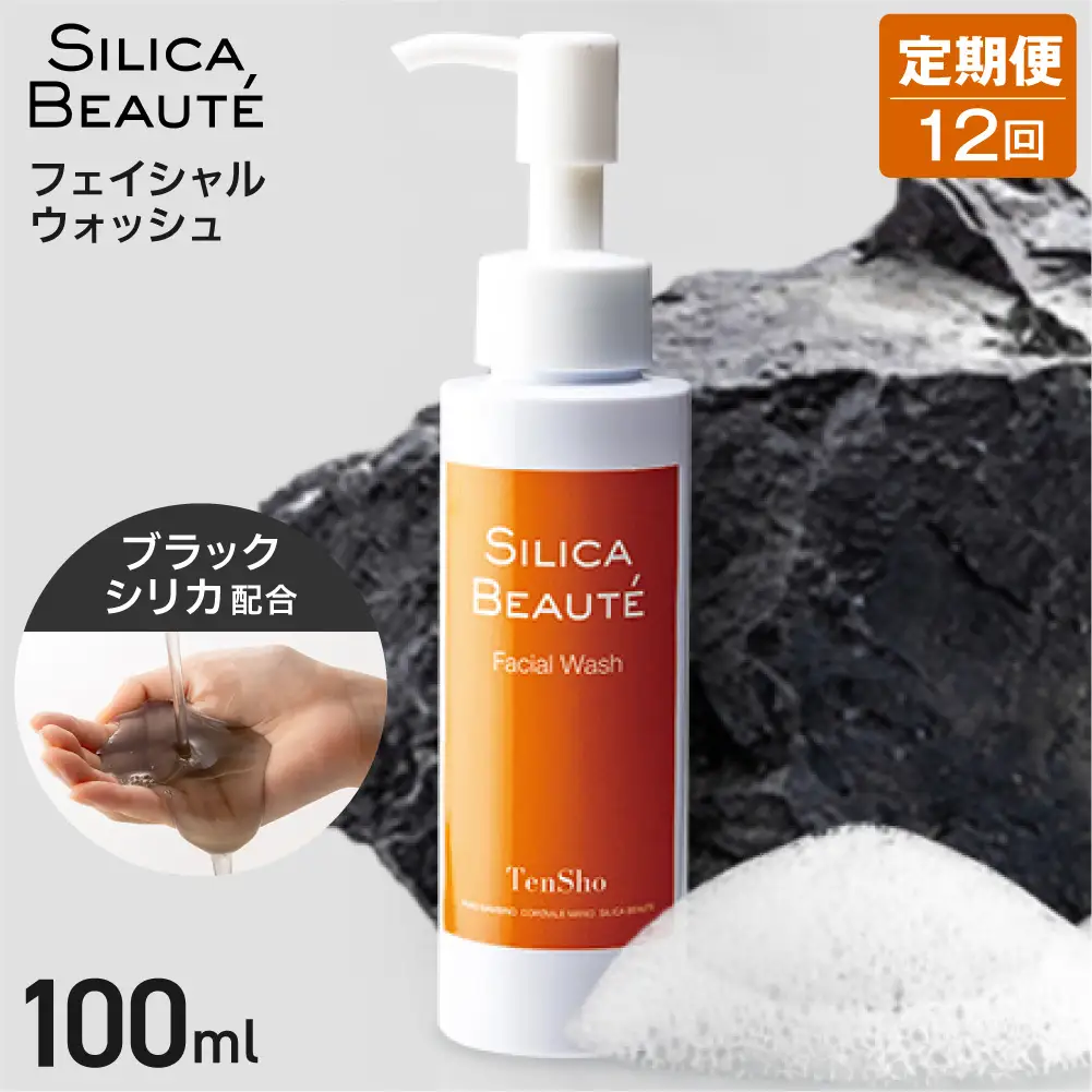 12ヶ月定期便】シリカボーテ フェイシャルウォッシュ100mL | 洗顔料