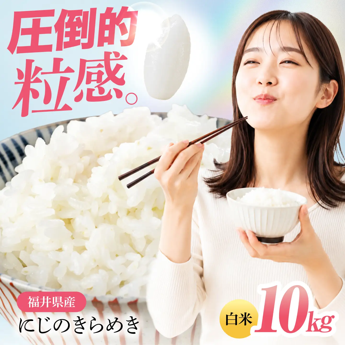 福井県産 にじのきらめき 白米 10kg[BFDG009] | 福井県小浜市
