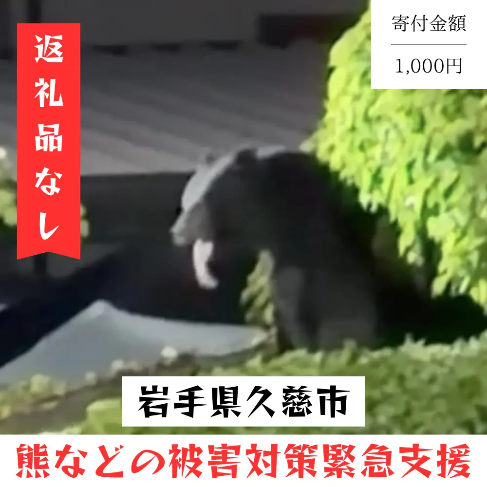 熊などの被害対策への緊急支援