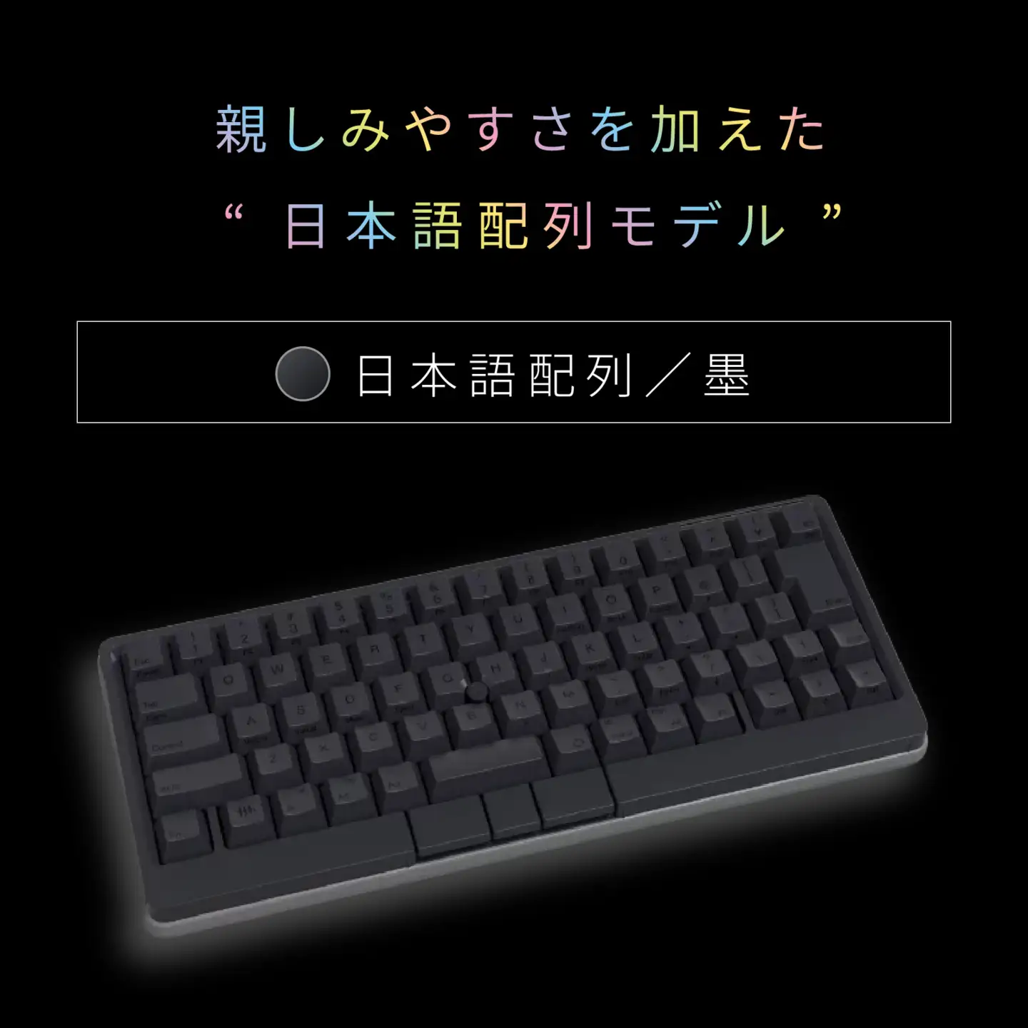 キーボード HHKB Studio（墨 / 日本語配列） 特別デザイン風呂敷付き