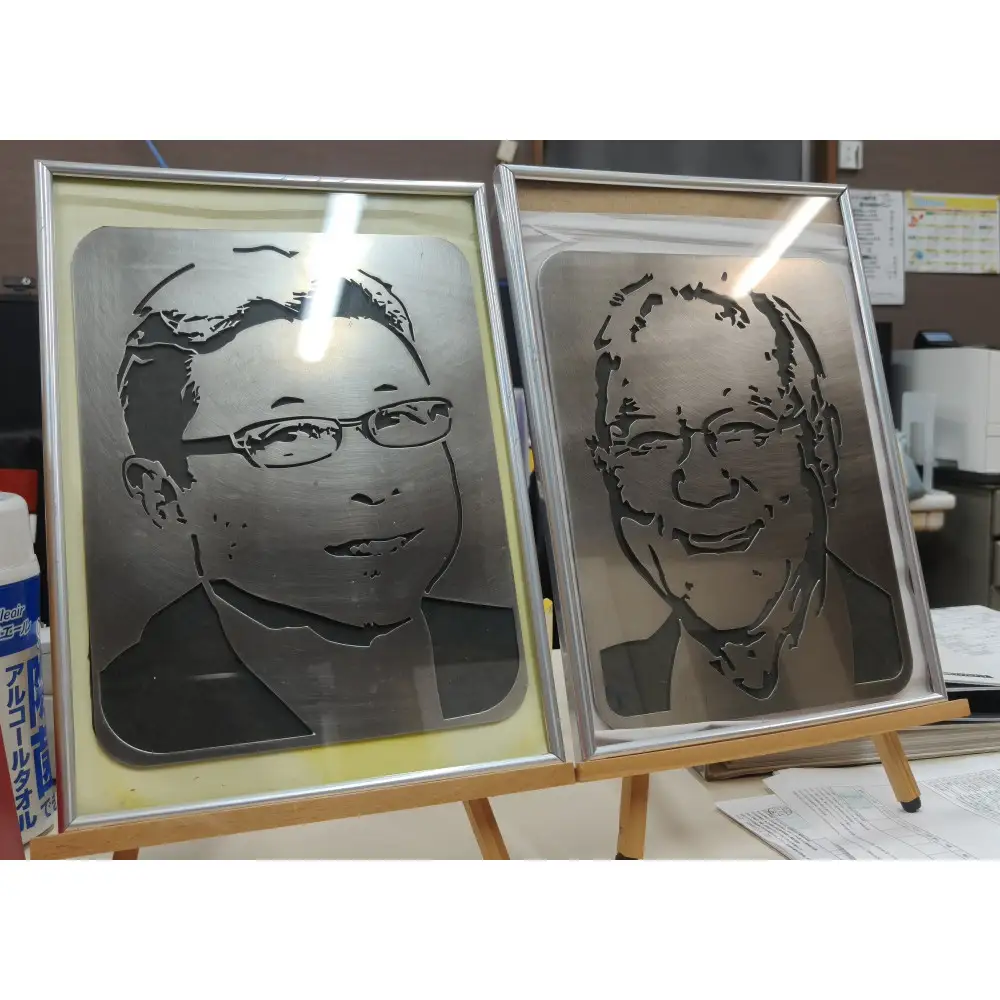 似顔絵金属プレート/肖像記念プレート　オリジナル製品