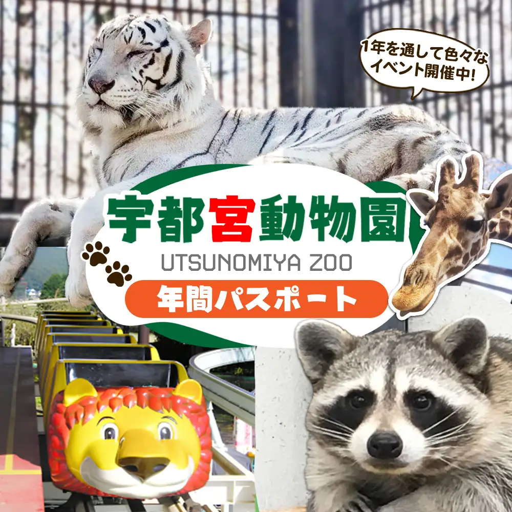 宇都宮動物園 年間パスポート 大人（中学生～）1名様分 | 栃木県 宇都宮市 動物園 どうぶつえん 年パス 施設利用券