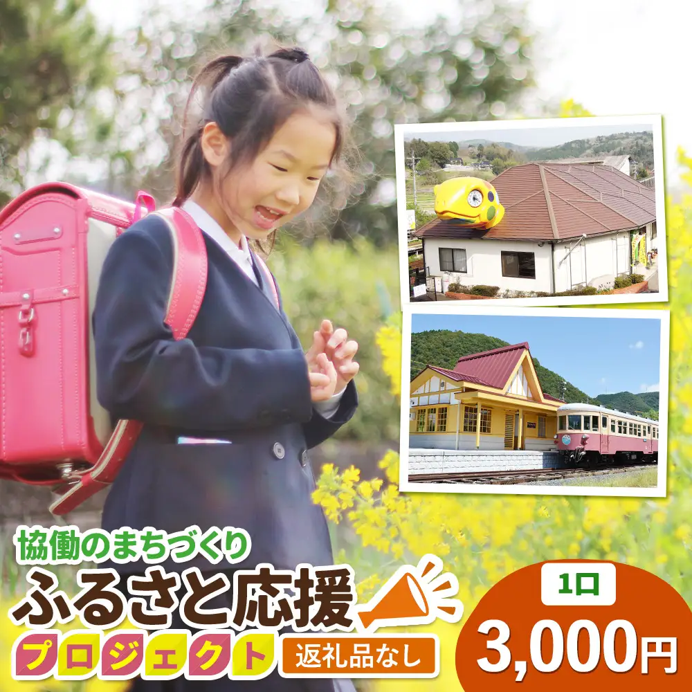 【返礼品なし】美咲町 協働のまちづくり ふるさと応援プロジェクト 3000円