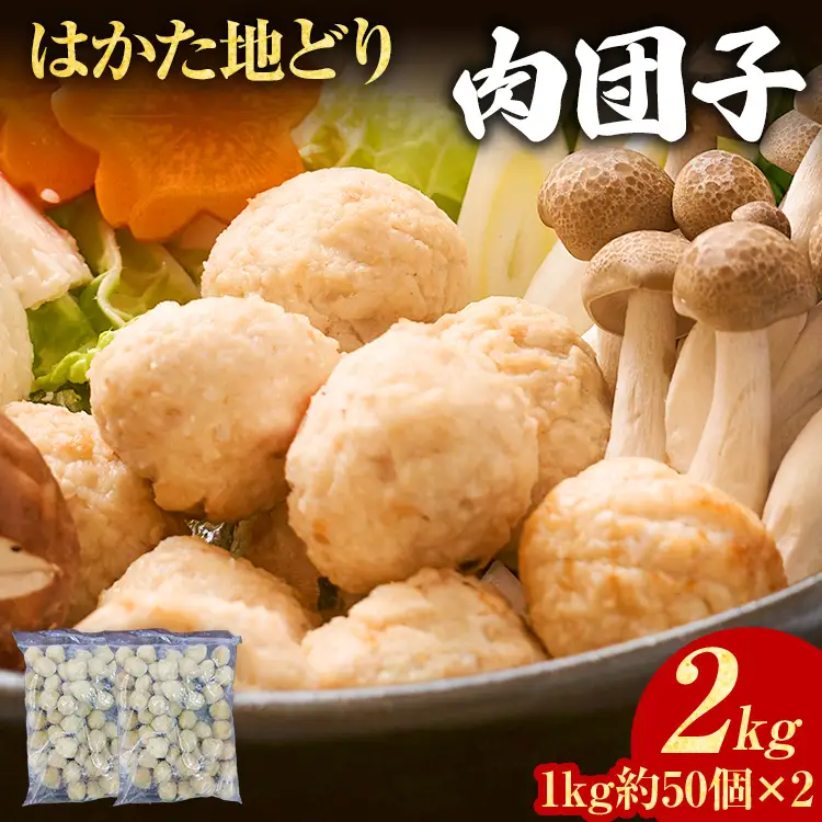肉団子 はかた地どり 肉団子 2kg 肉団子