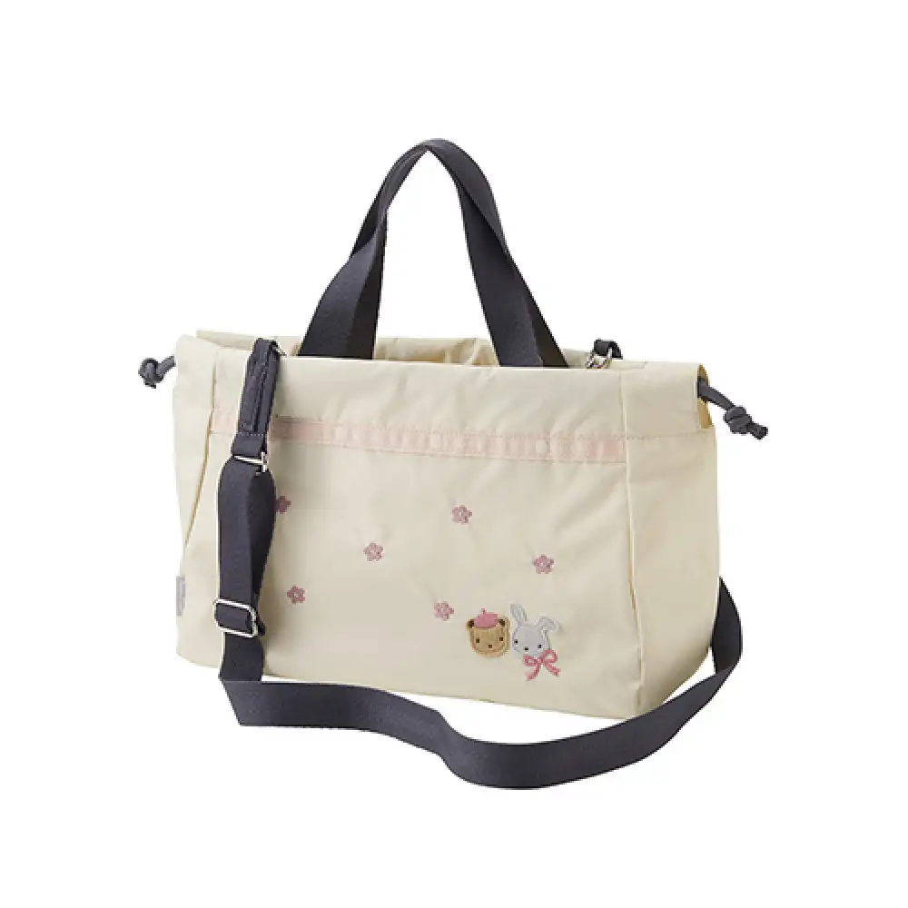 〈LeSportsac × familiar〉ショルダーバッグ　アイボリー
