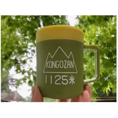 【グリーン】大阪府千早赤阪村　金剛山頂　オリジナルデザインサーモマグ　モンベル(mont-bell)【1520265】