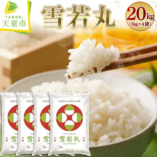 【11月上旬発送】令和8年産 雪若丸 20kg 米 精米 山形