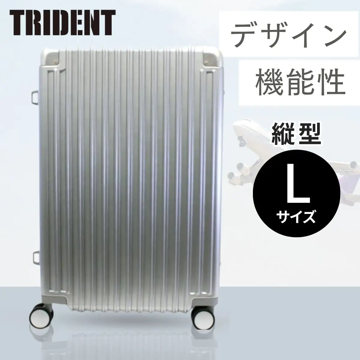 キャリーケース トライデント シルバー TRI1030-67 【92L・Lサイズ】 | キャリーケース