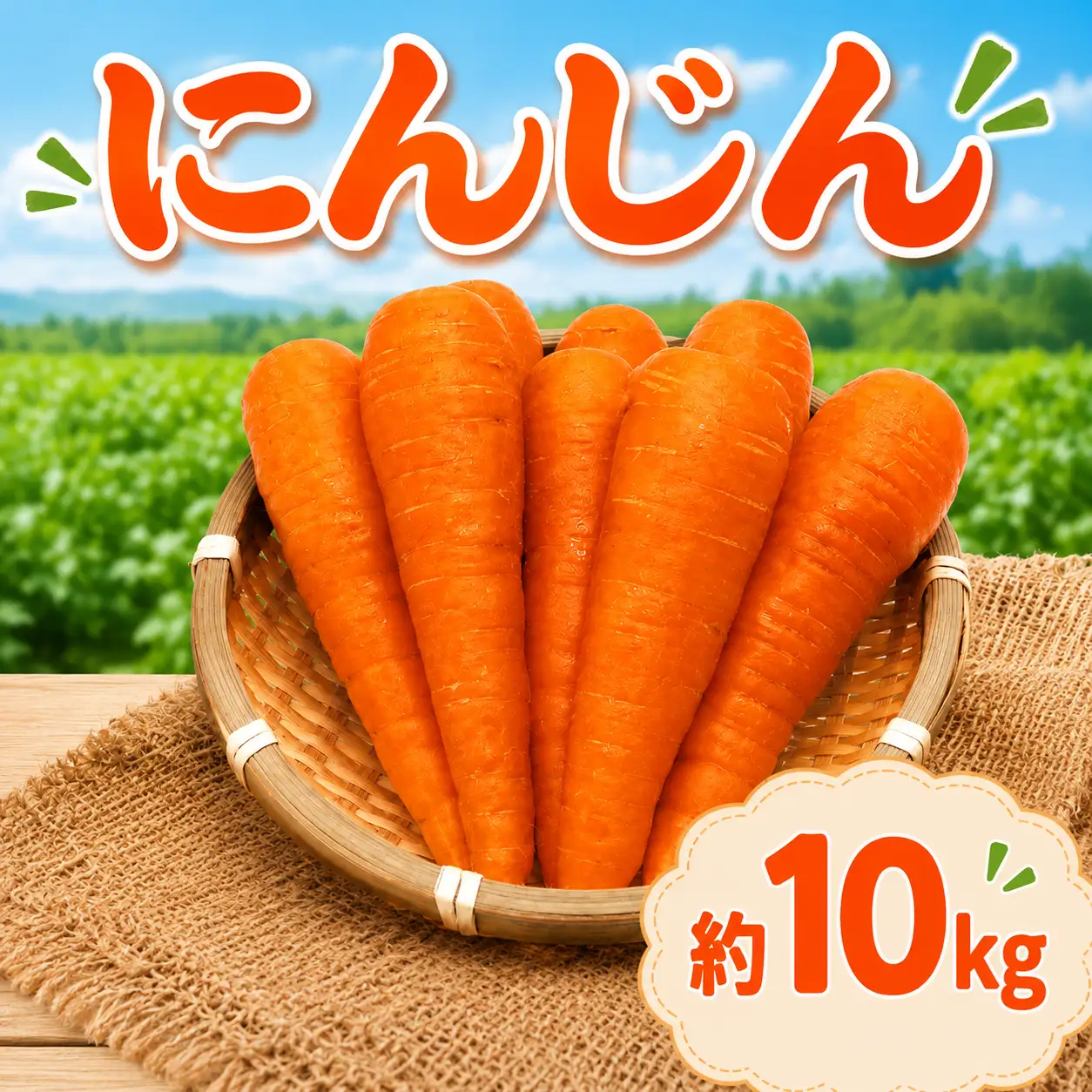 にんじん 約10kg 先行予約 ❘ にんじん