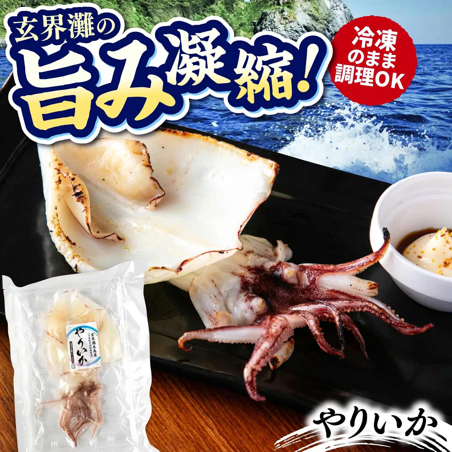 糸島玄界灘産 やりいか 1枚  糸島市 / 有限会社 糸島海産 / イカ / 肴[AMR010]