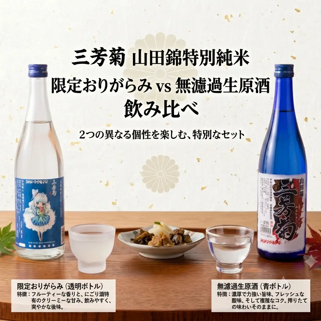 日本酒 地酒 特別純米 山田錦 限定 おりがらみ 無濾過生原酒 720ml × 2本 【 三芳菊 】