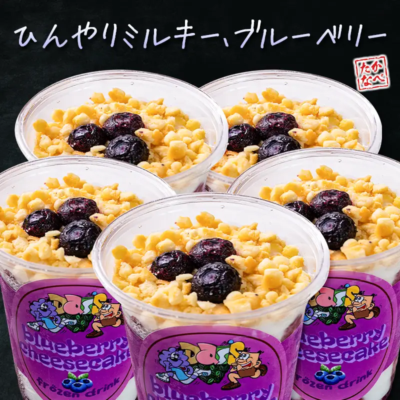 フローズンドリンク ブルーベリー チーズケーキ 300g 5本 飲むアイス