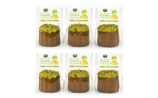 殿様の抹茶チョコレートカヌレ 6個セット  計約420g 抹茶チョコレートカヌレ 抹茶 チョコレート カヌレ 抹茶チョコレート お菓子 菓子 デザート スイーツ 6個 セット 抹茶スイーツ ピスタチオダイス ピスタチオ 抹茶チョコ