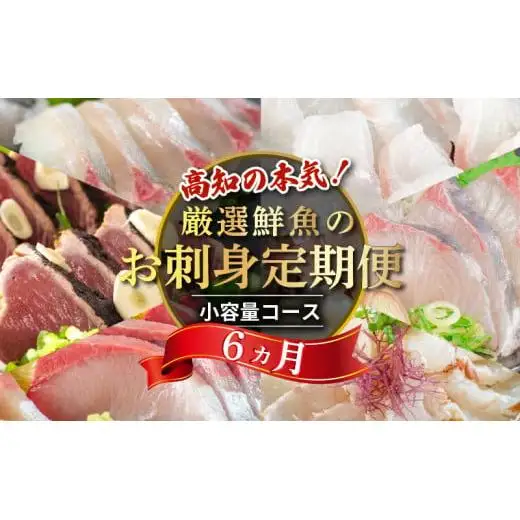 【冷凍】　刺身 定期便 6ヶ月 小容量 コース 小島水産 がお届けする！ 美味しい お刺身 