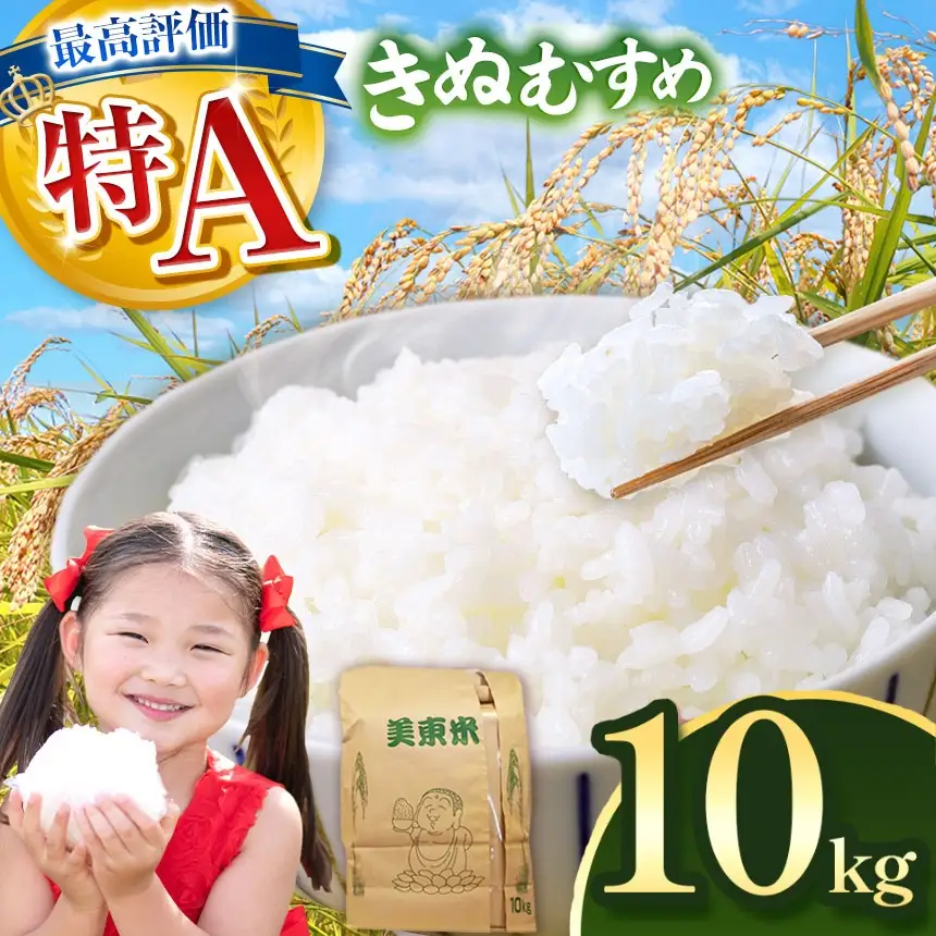 令和8年度産 新米 きぬむすめ 白米 10kg 村上農園 先行予約 ＜ 2026年10月中旬より11月末まで順次発送 ＞