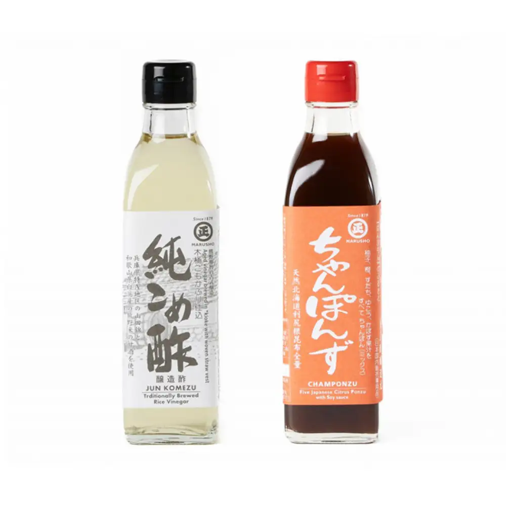 純こめ酢・ちゃんぽんず 2本入セット［SJ12］