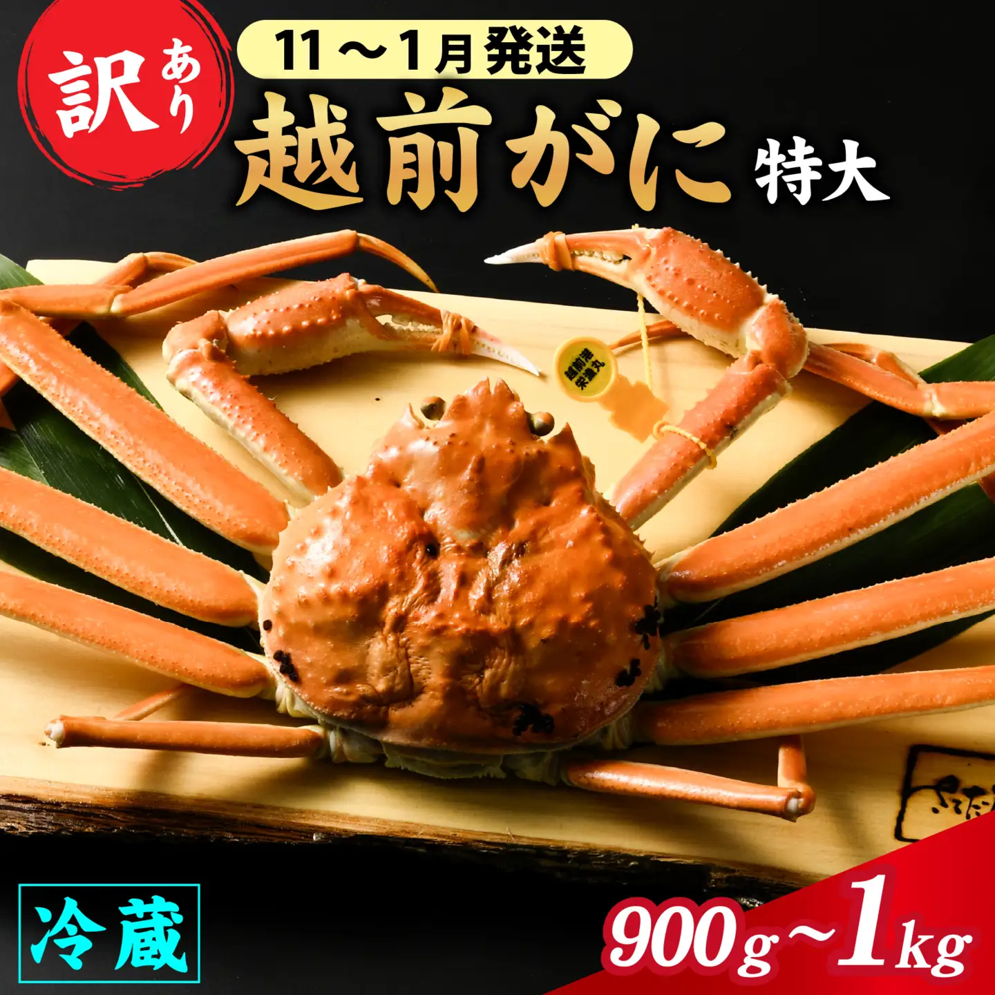 【先行予約】【訳あり】朝茹で 越前がに 900g～1kg （足折れ）11月～1月発送「11月中旬より順次発送」[G-065046]/ ｽﾞﾜｲｶﾞﾆ ｽﾞﾜｲｶﾞﾆ ｽﾞﾜｲｶﾞﾆ
