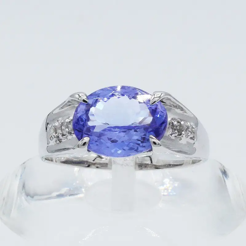タンザナイト リング 2.0ct  Ag900[Pt100] （161195-t） (BR-103)