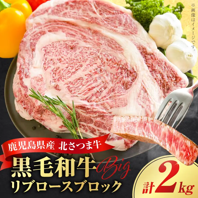 北さつま牛 リブロース ブロック K137-009 肉 お肉 牛肉 黒毛和牛