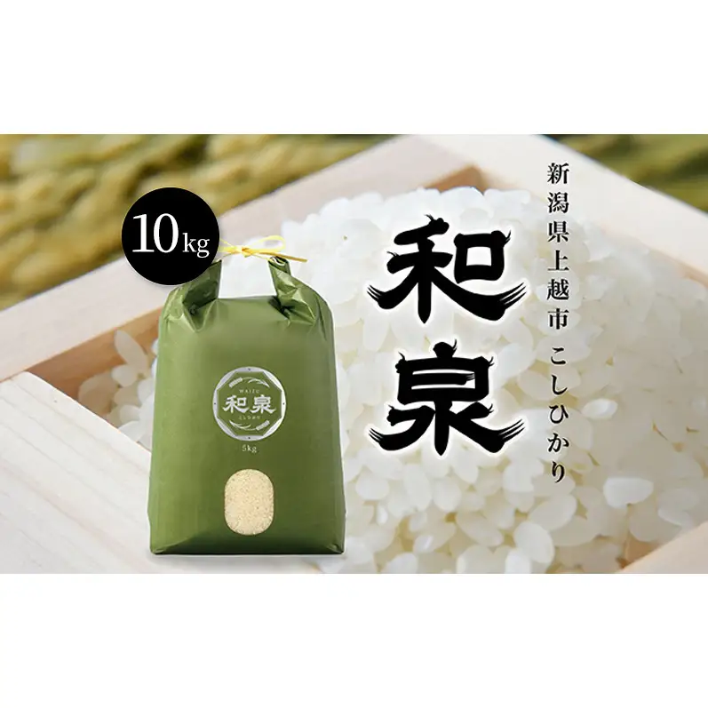 先行予約 新米 令和8年 新潟県 上越産 こしひかり 10kg （5kg×2袋） 和泉 ワイズファーム 上越市 精米 米 ギフト 喜ばれる コシヒカリ