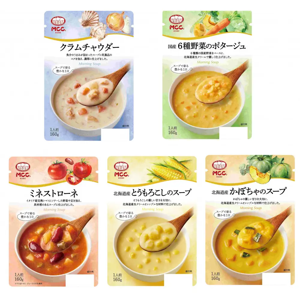 MCC 【モーニングスープ】 5種×各5個 エムシーシー