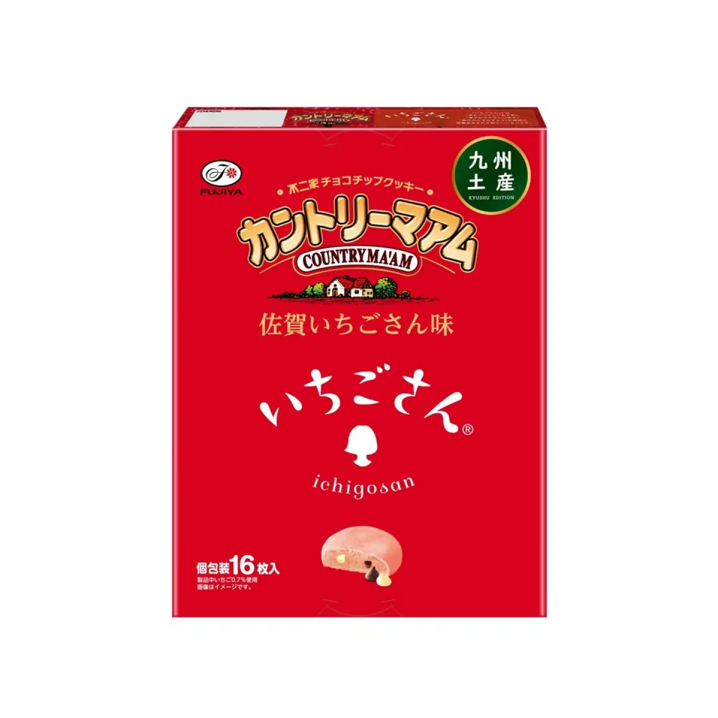 カントリーマアム（佐賀いちごさん味） 16枚入×2箱 / クッキー ご当地 お菓子 スイーツ おやつ / 佐賀県 / 株式会社不二家[41AKAB003]