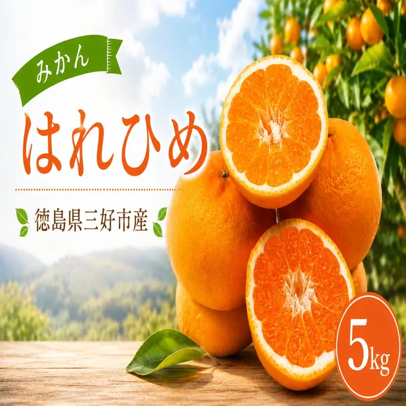 《 先行予約 》 みかん 5kg はれひめ 【 オレンジ 】