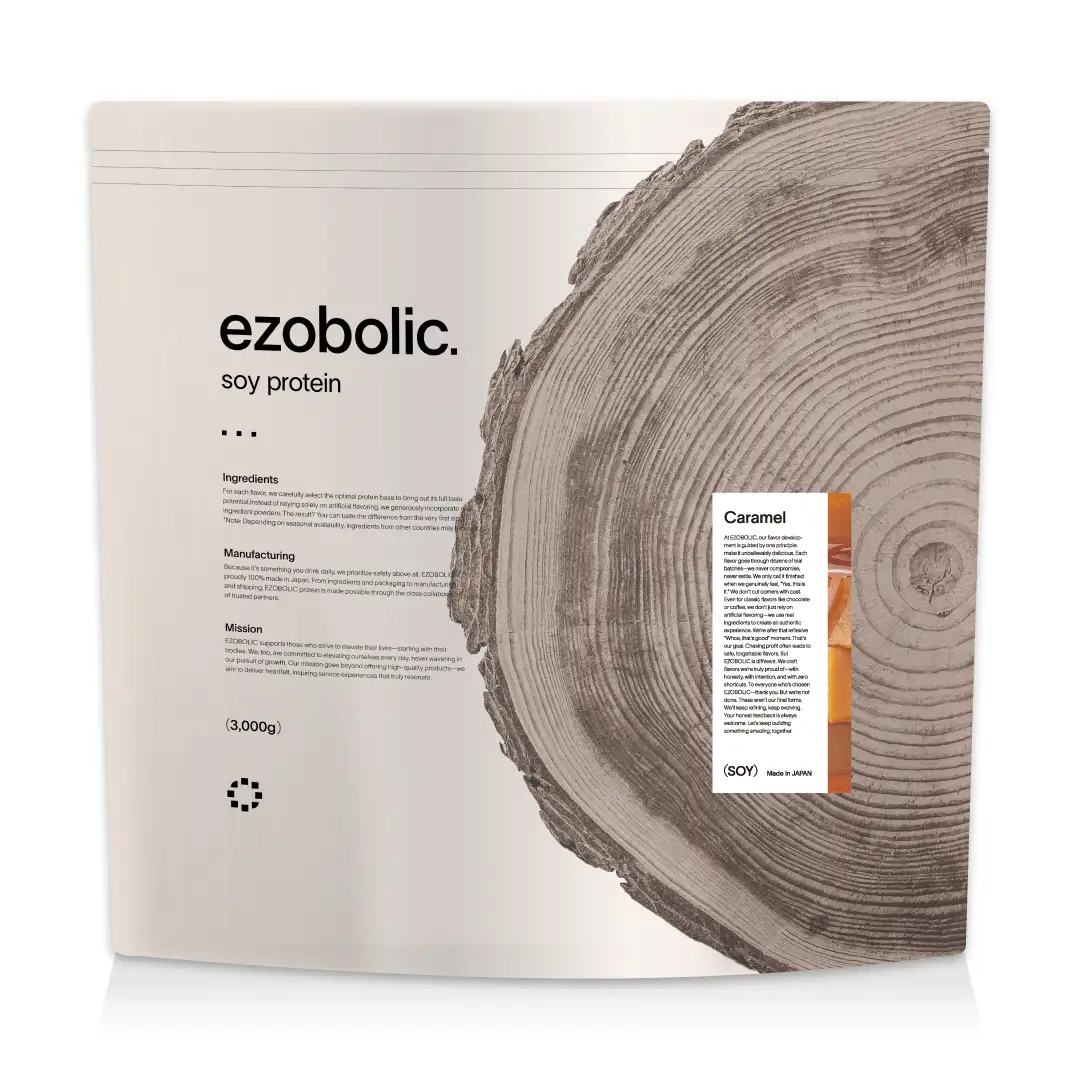 【キャラメル風味】 EZOBOLIC ソイプロテイン 3kg LG