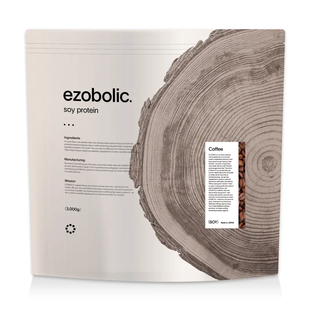 【コーヒー風味】 EZOBOLIC ソイプロテイン 3kg LG