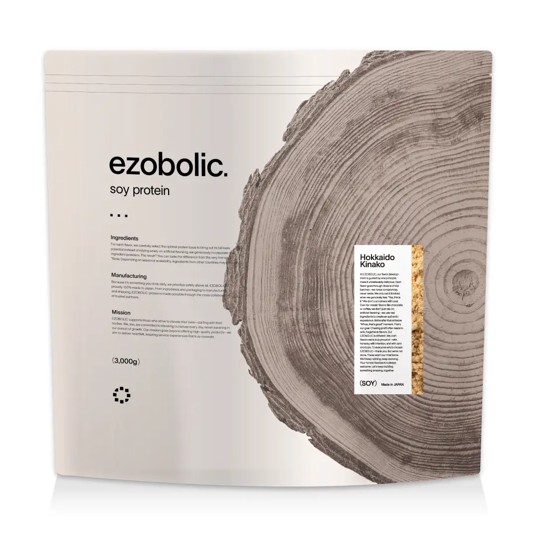 【北海道きなこ風味】 EZOBOLIC ソイプロテイン 3kg LG