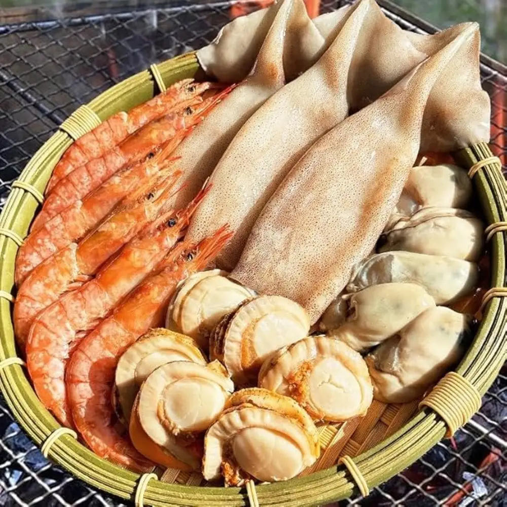 海鮮 バーベキュー セット ホタテ イカ 海老 牡蠣 4種20品 BBQセット お取り寄せ 詰め合わせ