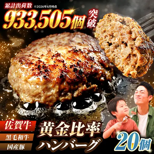 佐賀牛入りハンバーグ 20個