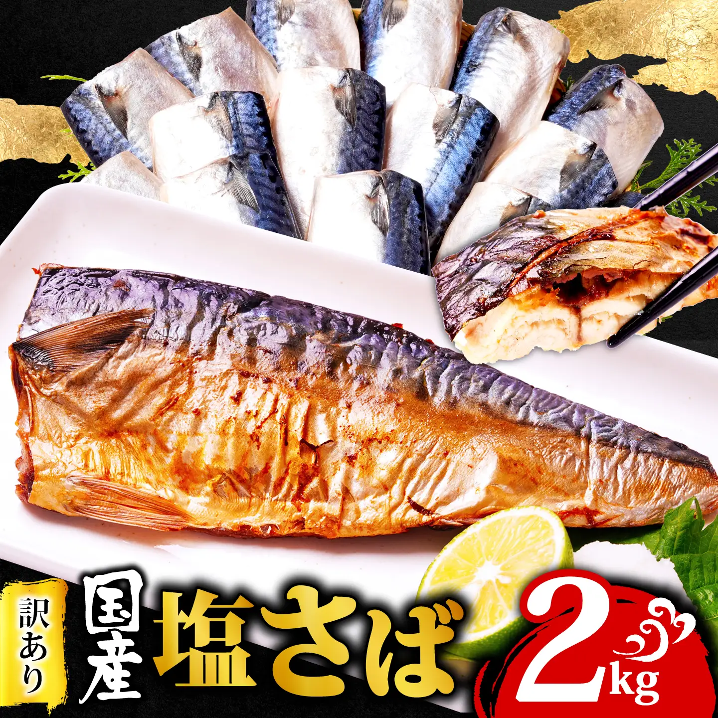 訳あり 国産 塩さば 2kg さば