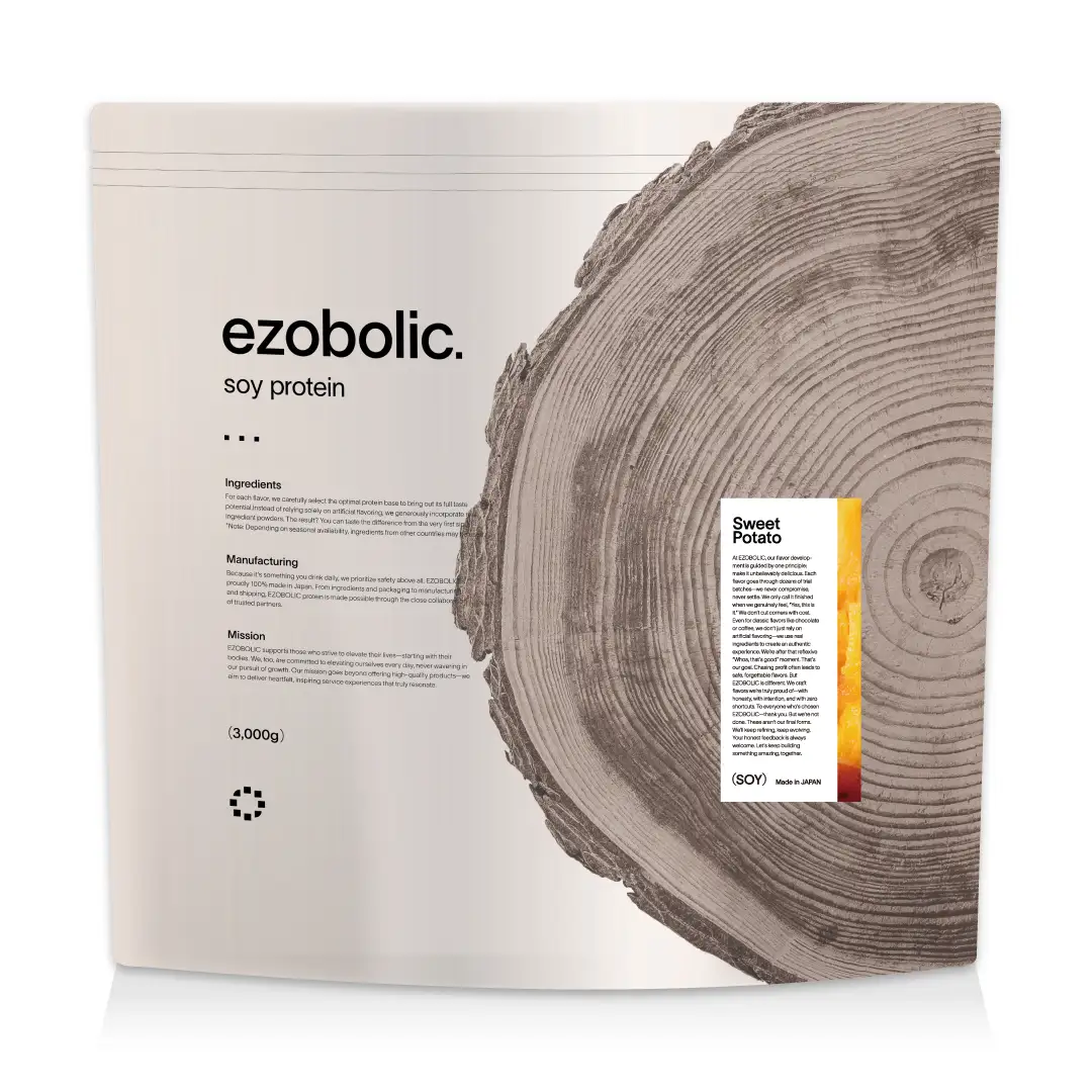 【スイートポテト風味】 EZOBOLIC ソイプロテイン 3kg LG