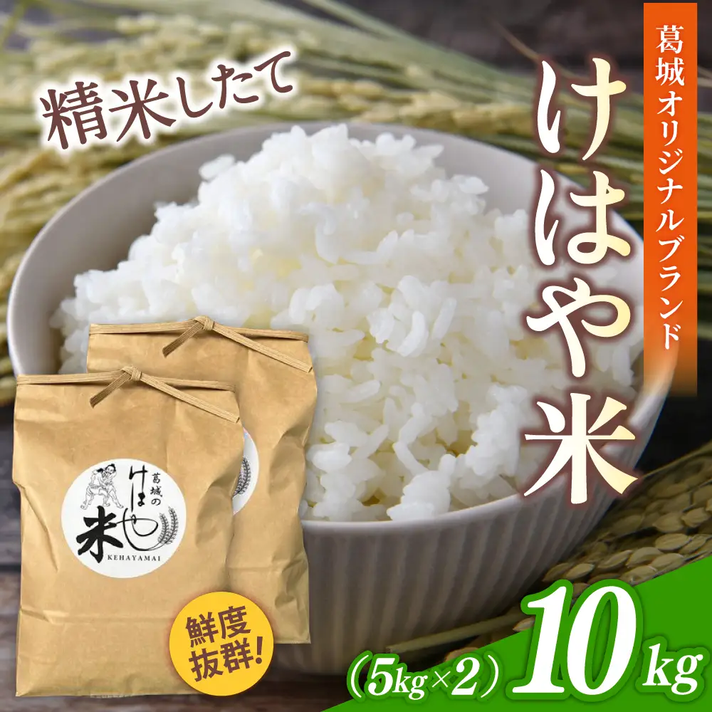 新米 けはや米 精米 10kg 令和8年度産  ヒノヒカリ 葛城市商工会青年部 奈良県 葛城市【nkss004A】