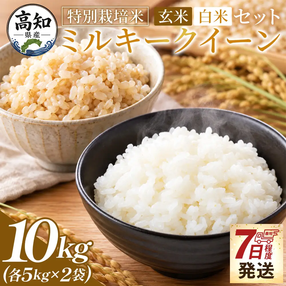 ミルキークイーン 10kg 令和8年産 白米玄米 ミルキークイーン 玄米 sr-0017