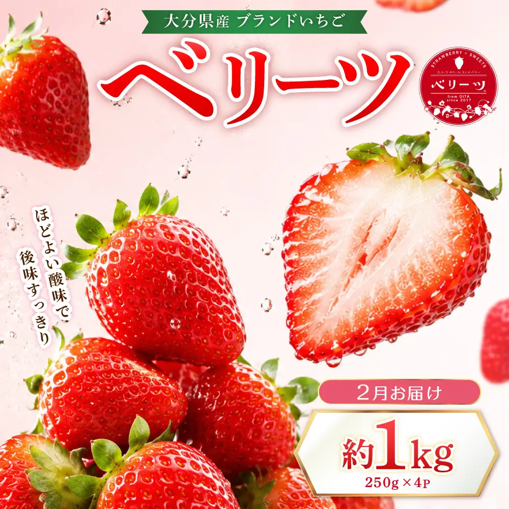 ベリーツ 約250g×4P【2月出荷】 2A1