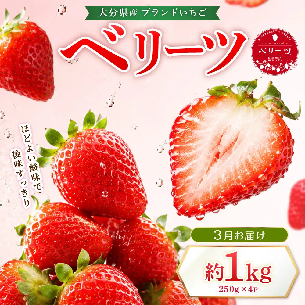 ベリーツ 約250g×4P【3月出荷】 2A2