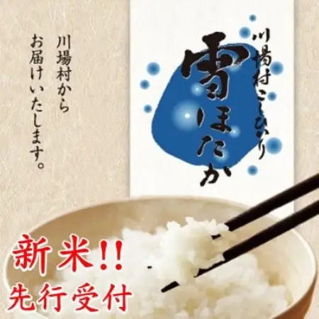 先行受付!【令和8年産】雪ほたか10kg【川場村産こしひかり】【1770778】