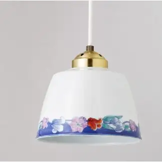 有田焼 華山窯 ペンダントライト チューリップ 50cm【東洋セラミックス】 照明 やきもの 花柄 リビング ペンダント ライト インテリア 電気 電球 照明器具 コード 50cm | 70000円以内 7万円以内 | au043