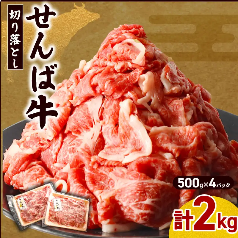 牛肉 切り落とし 2kg せんば牛 牛肉切り落とし