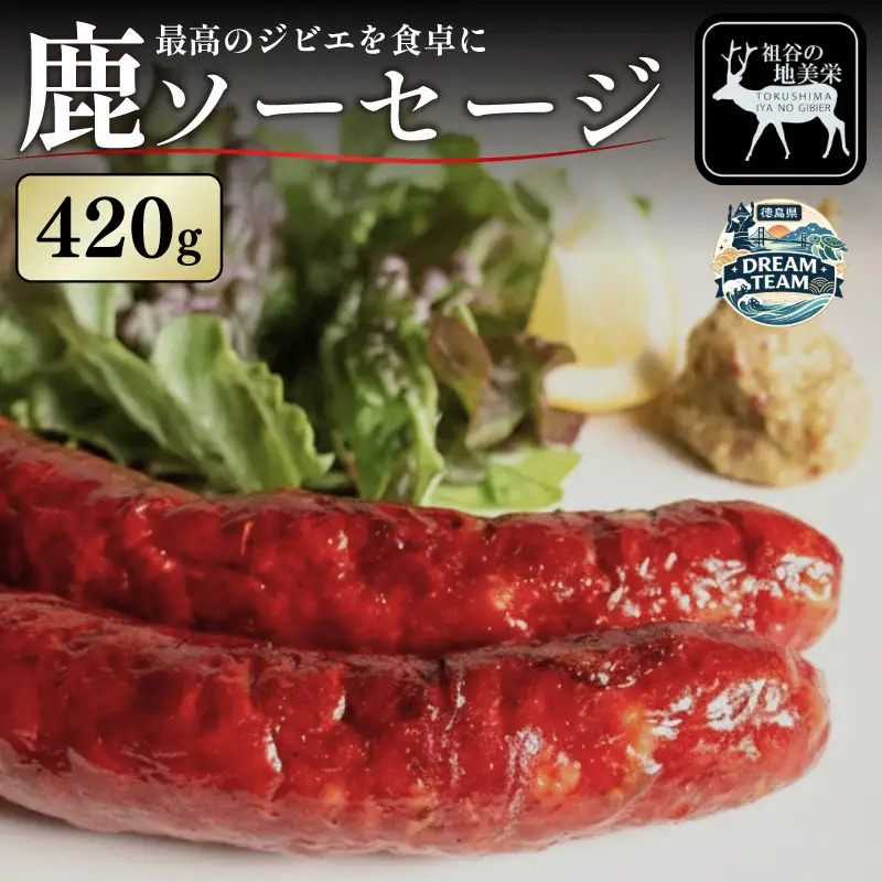 鹿肉ソーセージ 2パック 三好市 ドリームチーム