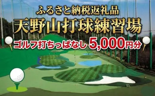 天野山打球練習場　打球練習券 ５