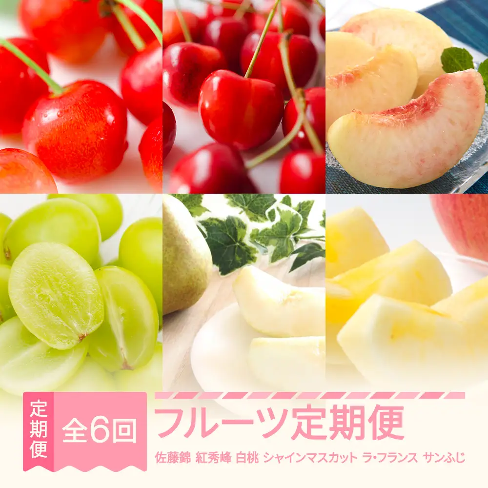 【先行予約】フルーツ定期便 全6回 秀品 令和9年産 sb-ft6xxx