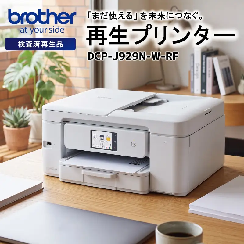 プリンター【ブラザー検査済再生品】 白 プリンター 家電 E2223
