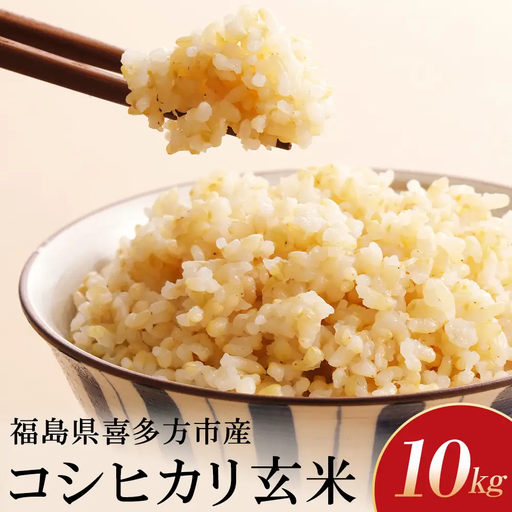 【令和8年産先行予約！】特別栽培米コシヒカリ　玄米　10kg(5kg×2袋)　[米・食味分析鑑定コンクール国際大会 特別優秀賞受賞]　【07208-0992】