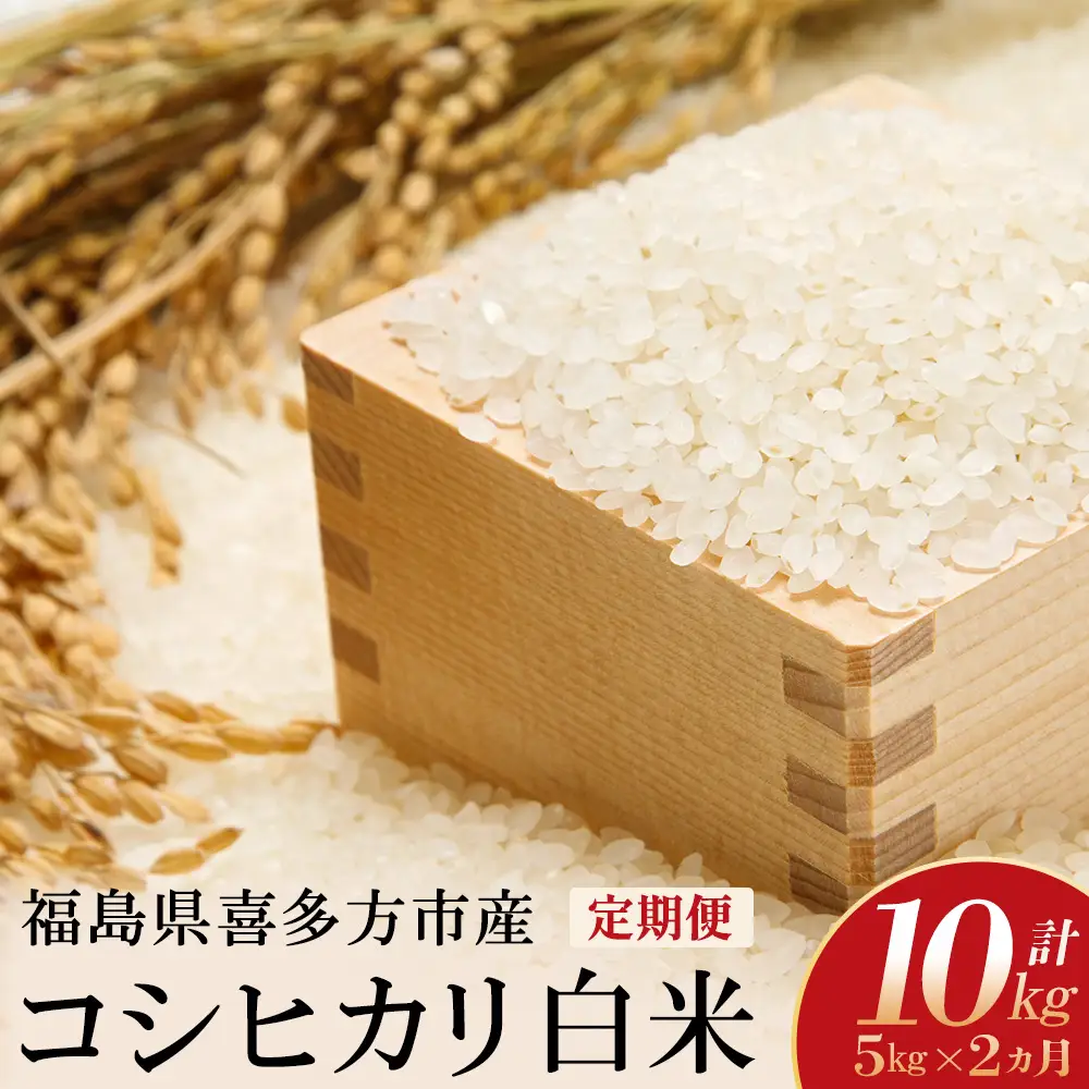 【令和8年産先行予約！】特別栽培米コシヒカリ　白米　5kg　2か月定期便(計10kg)　[米・食味分析鑑定コンクール国際大会 特別優秀賞受賞]　【07208-0999】