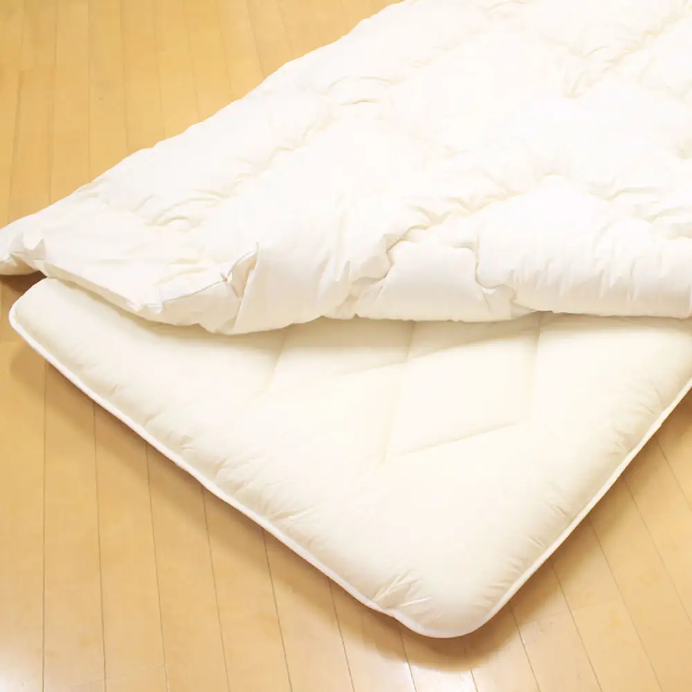 S69 お手頃 防ダニ 掛け布団 セミダブルサイズ （170 × 210cm） （中綿量 1.9kg） ／ 布団 フトン ふとん 掛ふとん かけふとん かけぶとん セミダブル ダニ予防 アレルギー予防 洗濯可能 洗濯可 丸洗い 側生地 綿100% 中綿 高機能ポリエステル100% 福岡県 みやま市